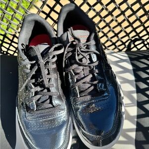 Reebok Shiny Black Sneakers